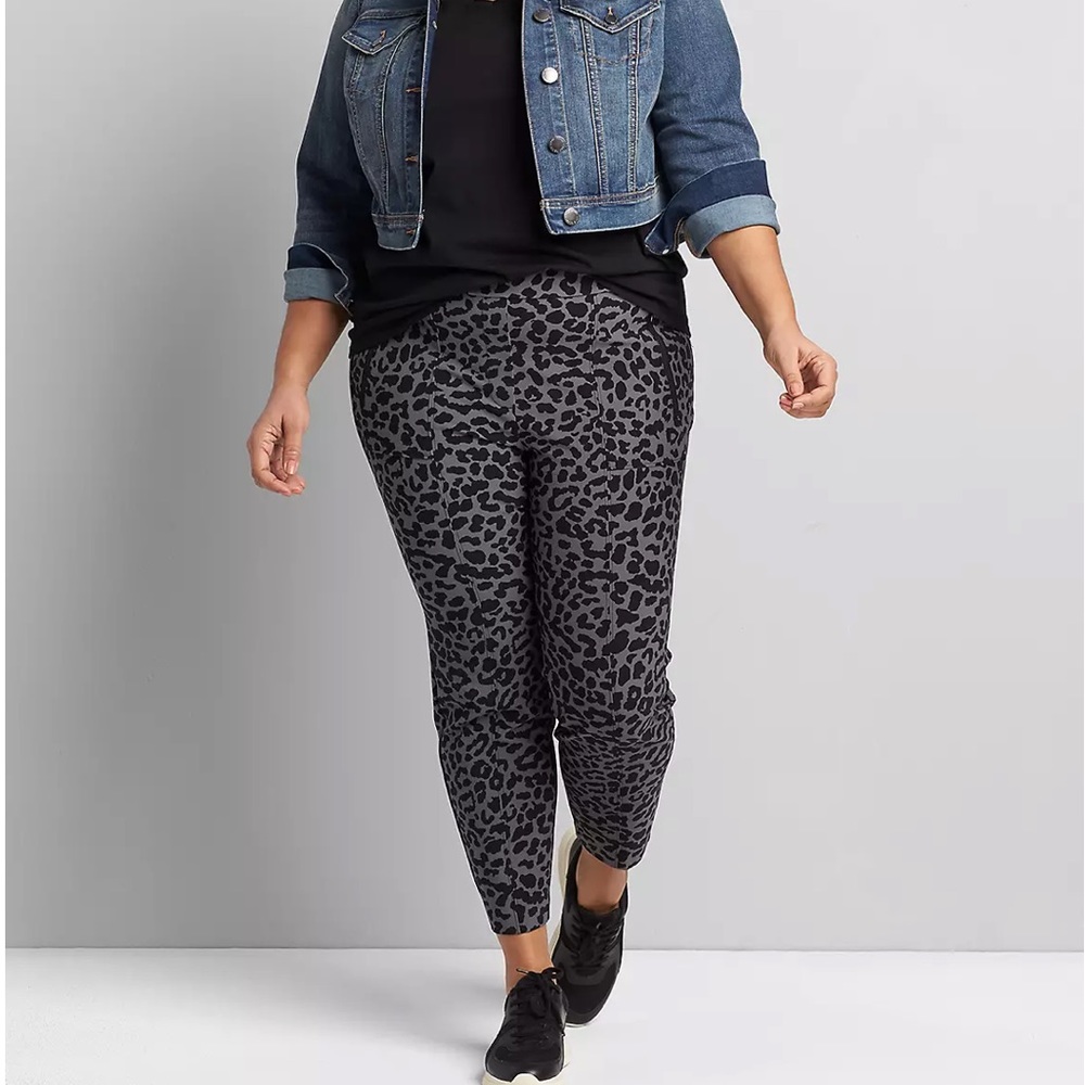 Lane Bryant Pants - Gray Animal Print